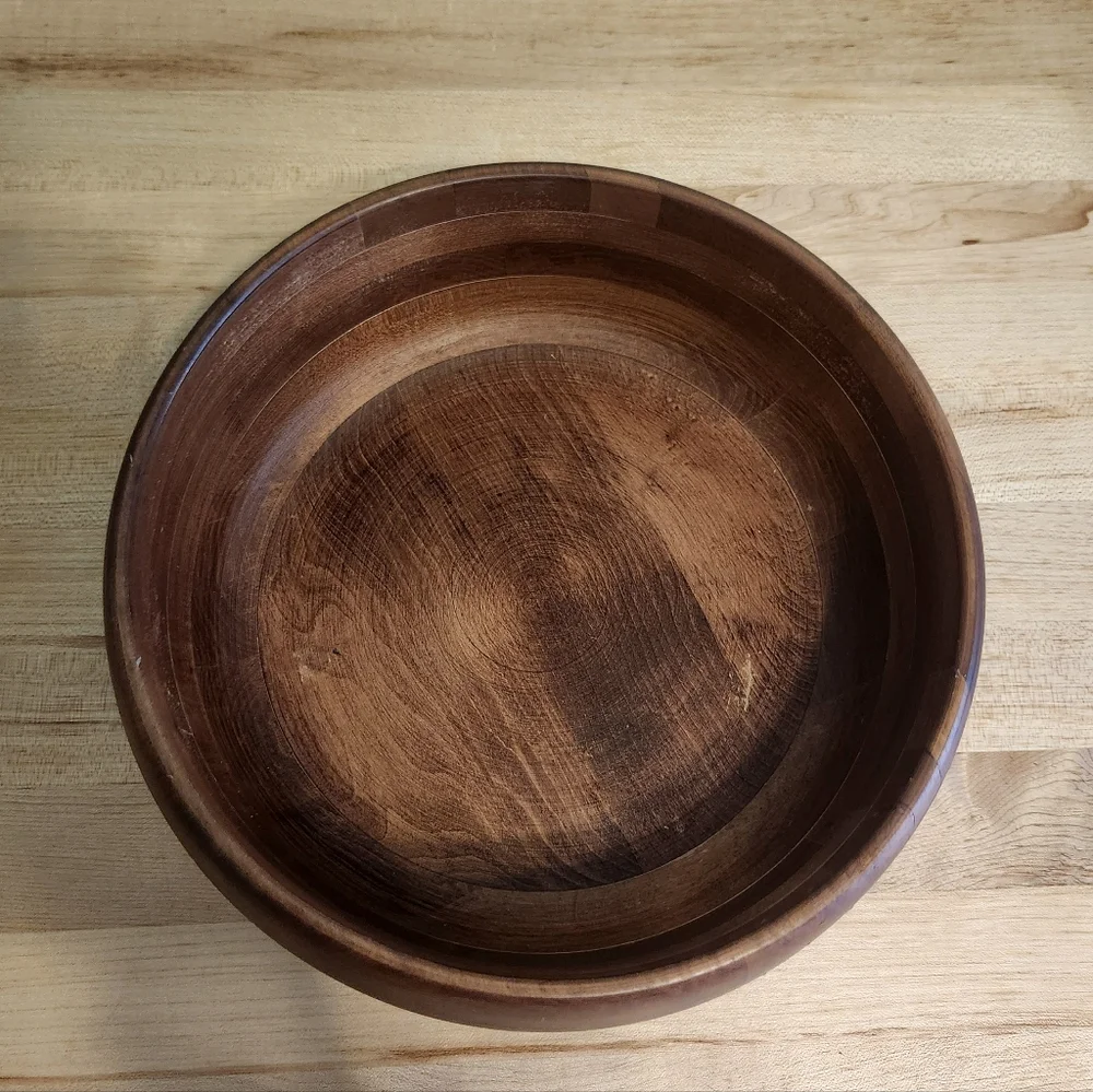 Baribocraft Bowl Maple Wood Canada 9" - Picture 4 of 7